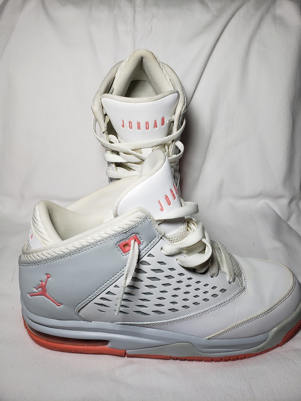 Nike Air Jordan Academy GG Girls Sneakers 7Y White Platinum Hyper Pink